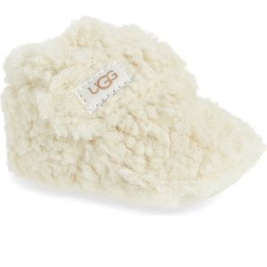 Ugg Baby Bixbee Bootie - Natural Curly Faux Fur